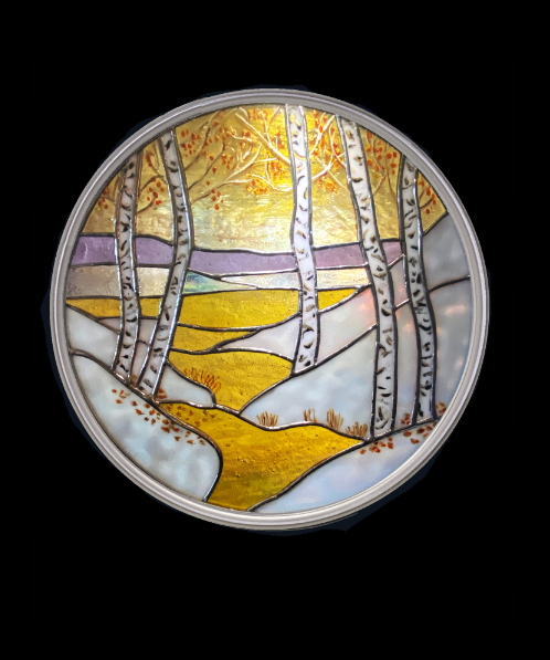 Early snowfall on the marsh